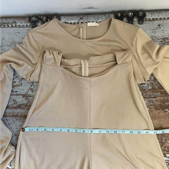 Zara W&B Cutout Long Sleeve Jumpsuit - Picture 12 of 16